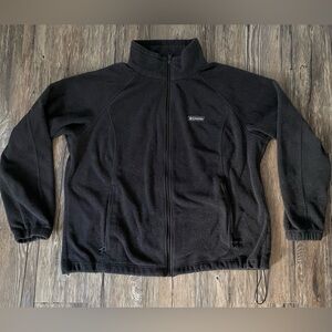 Columbia Men’s Black Full Zip Fleece Jacket Size 2X